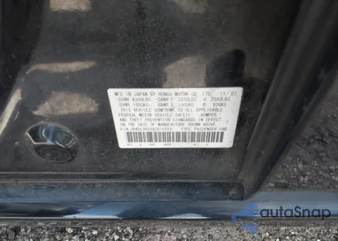 2008 Acura Tsx из США, поврежденный, VIN JH4CL968X8C016558